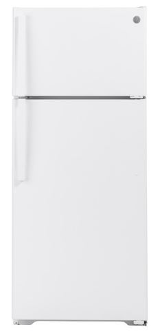 GE® 17.5 cu. ft. Top Freezer Refrigerator - White