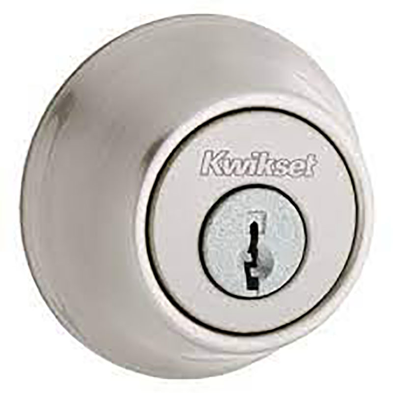 Kwikset 660 Single Cylinder Deadbolt - Satin Nickel