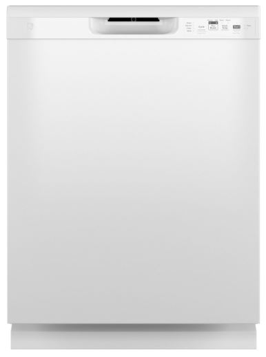 GE® Dishwasher with Front Controls - White