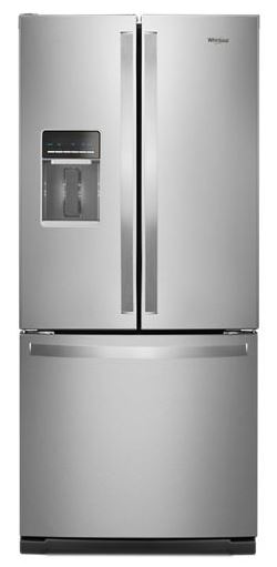 Whirlpool 20 cu. ft. French Door Refrigerator with Ice Maker - Stainless Steel