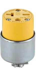 20amp Female Armored Plug End