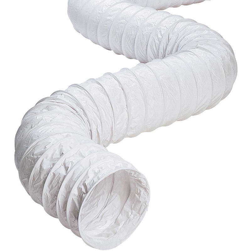 4" x 50' Flexible White Vinyl Dryer Vent Hose