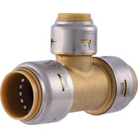 3/4" x 3/4" x 1/2" SharkBite Fitting - Brass Push Reducing Tee