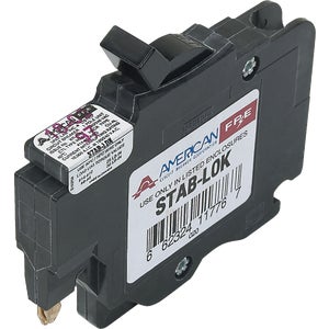 Federal Pacific Breaker - 20 Amp - Single Pole - Stablok Type - 1/2" Wide