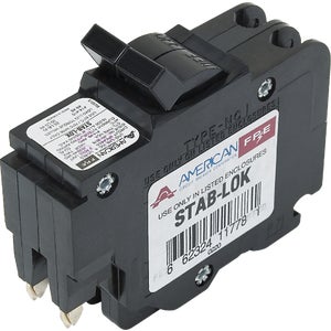 Federal Pacific Breaker - 50 Amp - Double Pole - Stablok Type - 1" Wide