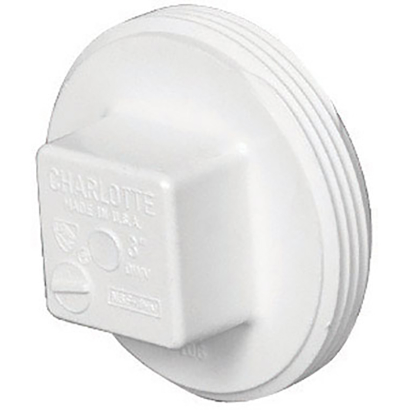 4" PVC Pipe Clean Out Plug