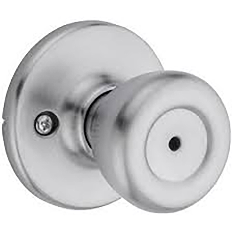Kwikset Tylo 300T Privacy Knob - Satin Chrome