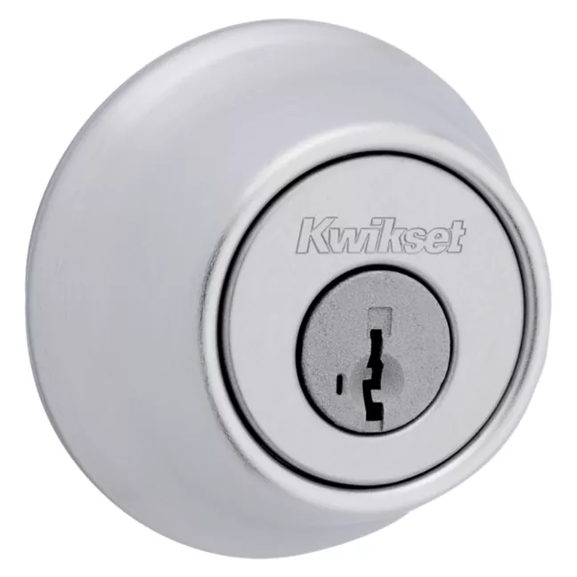 Kwikset 660 Single Cylinder Deadbolt - SmartKey - Satin Chrome