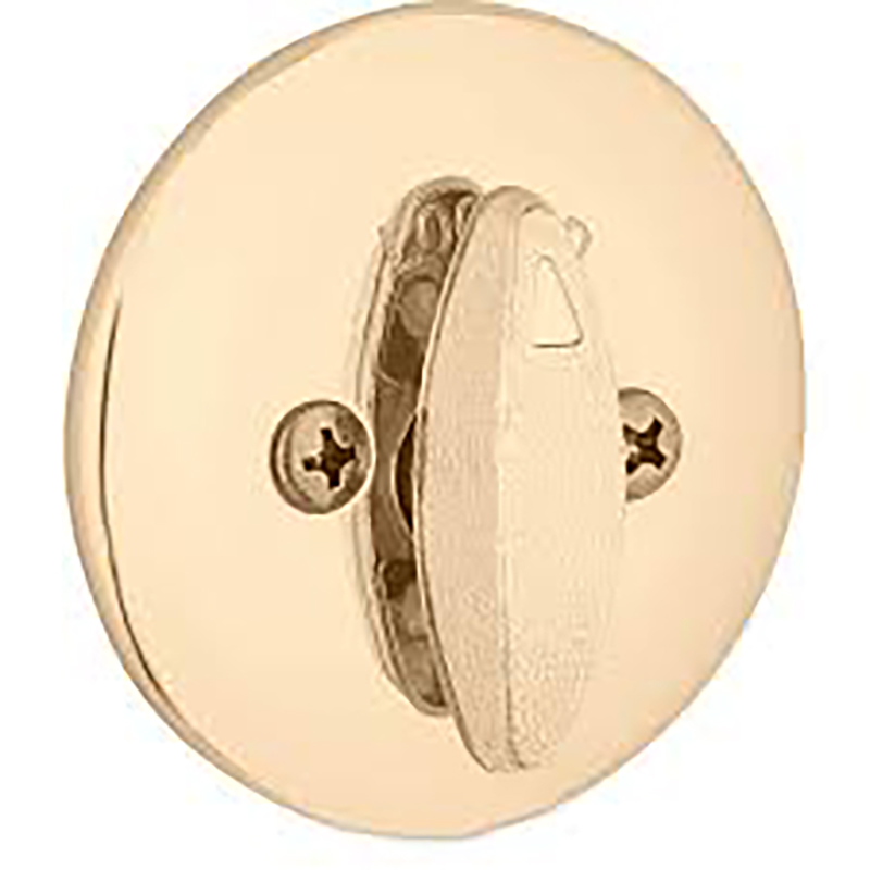 Kwikset 663 One Sided Deadbolt - Polished Brass