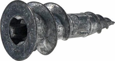 #8 EZ Metal Screw In Drywall Anchors - Zinc