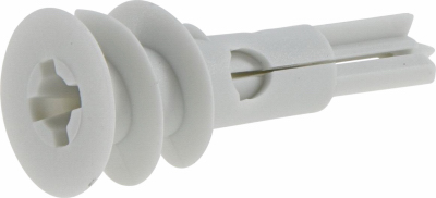 #8 EZ Plastic Screw-In Drywall Anchors - Plastic