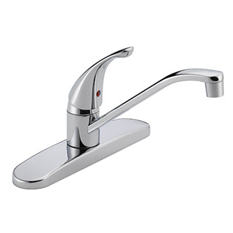 Banner Single Handle Kitchen Faucet - Chrome - Without Spray