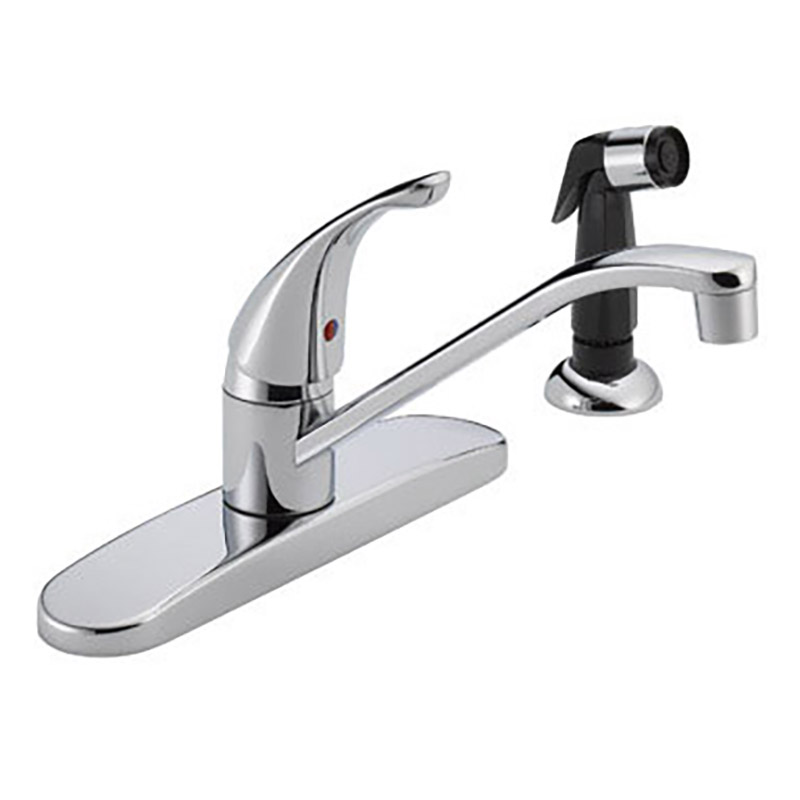 Banner Single Handle Kitchen Faucet - Chrome - With Spray