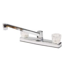 Banner Two Handle Kitchen Faucet - Chrome - Without Spray
