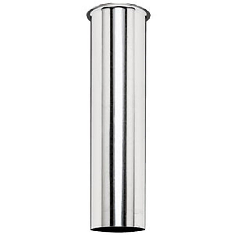 1-1/2" x 6" Flanged Brass Sink Tail Piece - Chrome