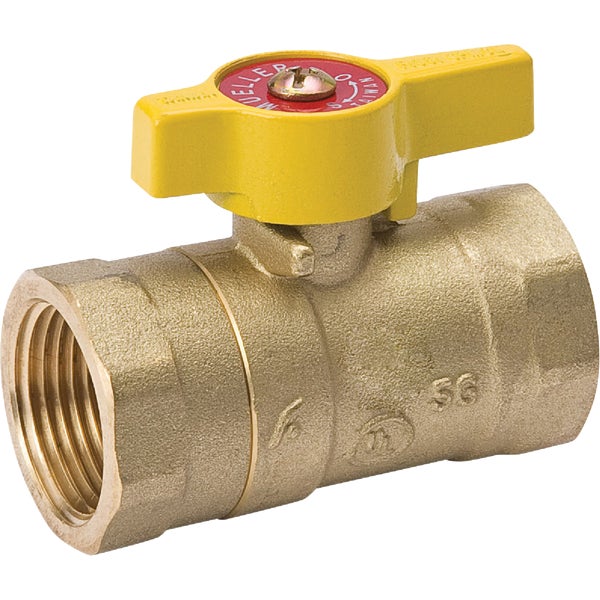 1/2" Quarterturn Brass Gas Ball Valve
