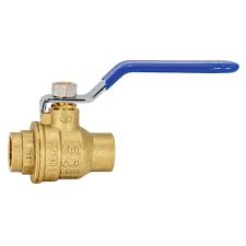 3/4" sweat Brass Ball Valve