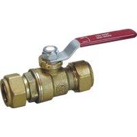 1/2" comp Brass Ball Valve