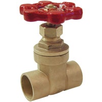 3/4" sweat Brass Gate Valve