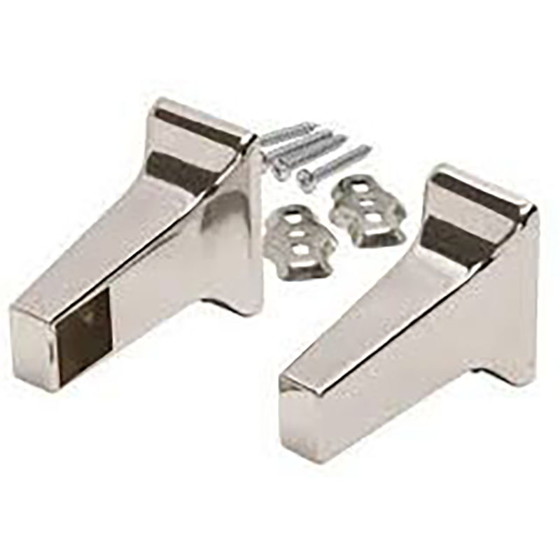 3/4" Concealed Screw Towel Bar Ends - Chrome
