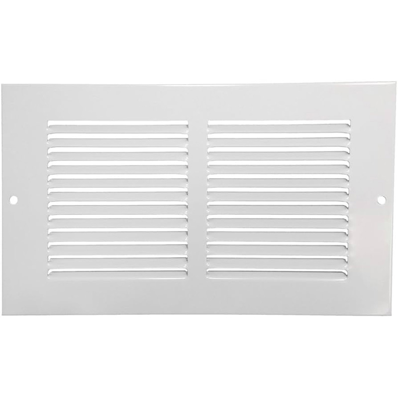 24" x 6" White Flat Return Air Grille