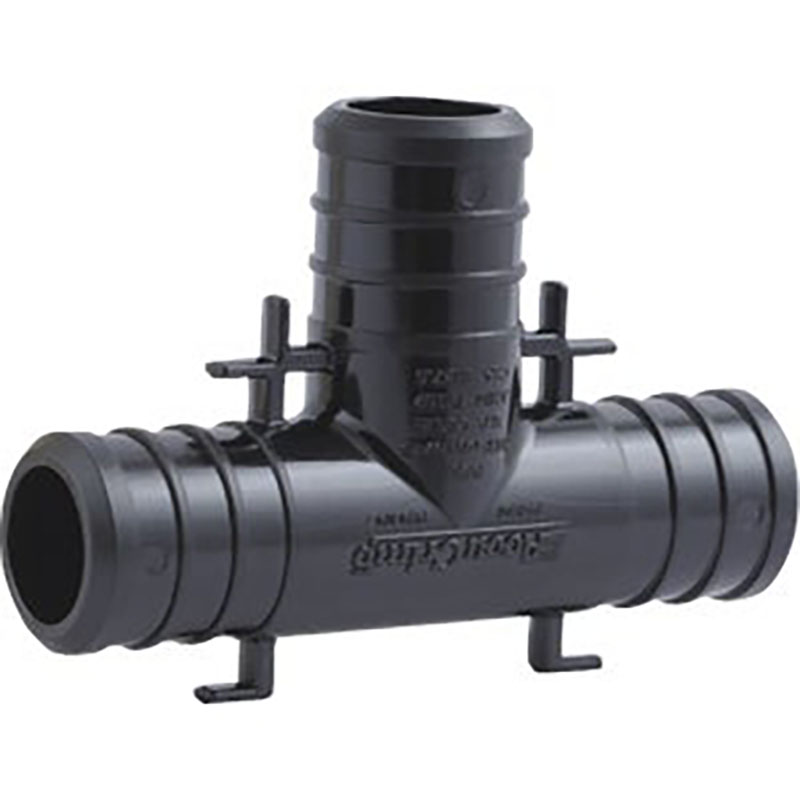 3/4" x 3/4" x 1/2" PEX Poly Barb Reducing Tee - 5/pack