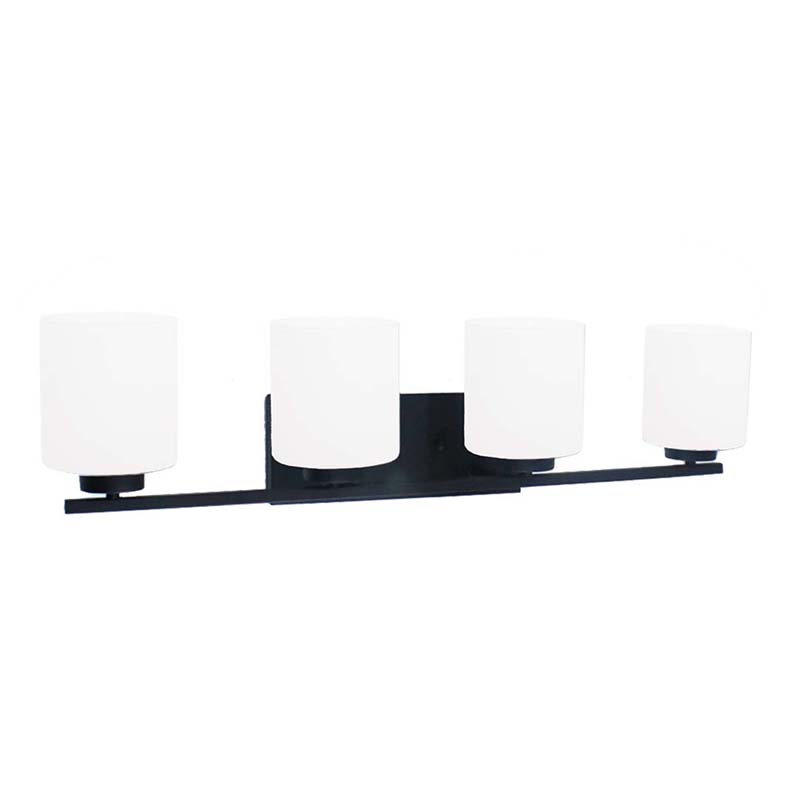 31" Idris 4 Bulb Vanity Fixture - Matte Black