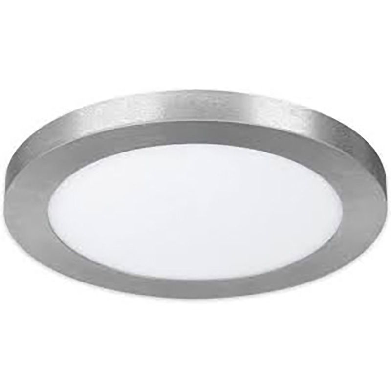 11" LED 12.5W Flush Mount Puck Fixture - Satin Nickel