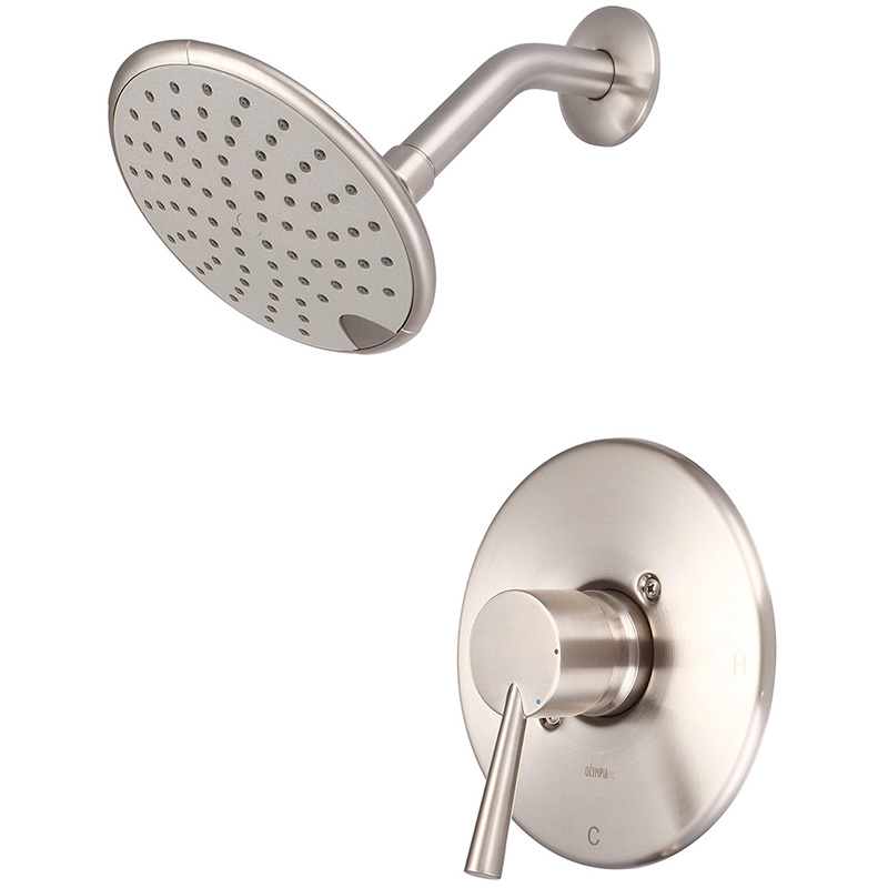 Olympia Single Handle Shower Trim Set - Satin Nickel