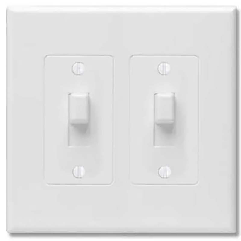 Masque 2 Gang Wall Plate