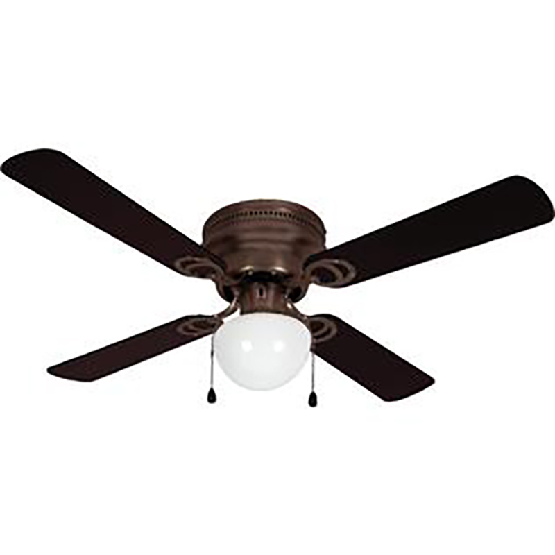 42" Bronze 3 Light Ceiling Fan