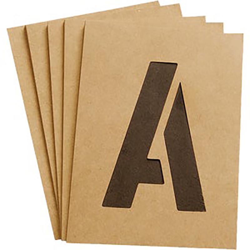 4" Letter and Number Stencil Set