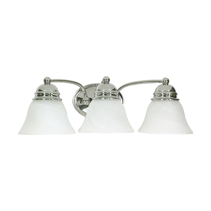 21" Empire 3 Bulb Vanity Fixture - Polished Chrome