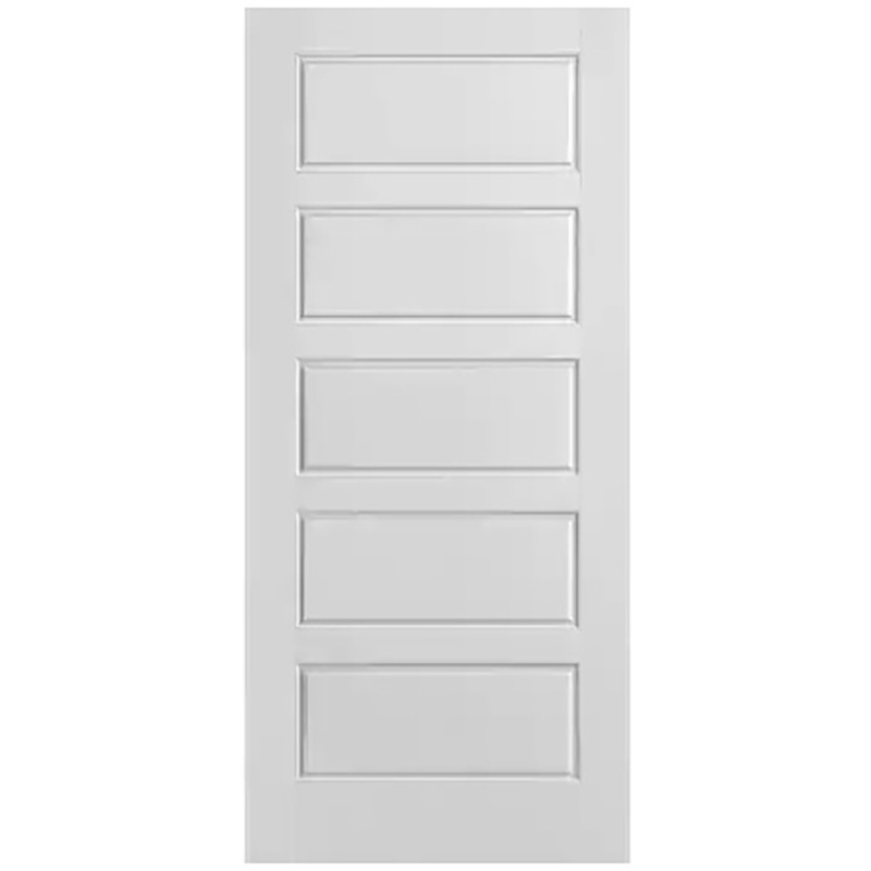 24" x 80" x 1-3/8" HC Primed Rockport 5 Panel Interior Door Slab