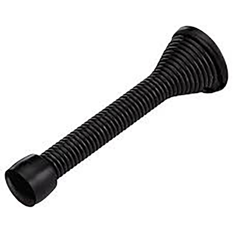 3" Heavy Duty Spring Door Stop - Matte Black