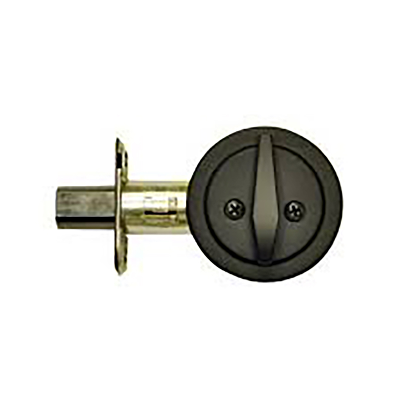 Better Home One Sided Deadbolt - Matte Black