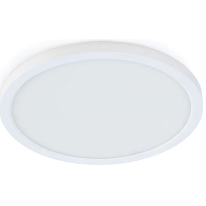7.5" LED 10.5W Flush Mount Puck Fixture - White