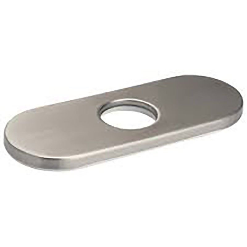 Bathroom Faucet Deck Plate - Stainless Steel