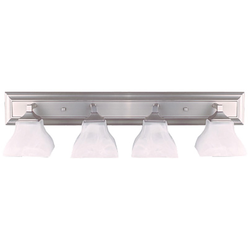 30" 4 Bulb Vanity Fixture  - Satin Nickel