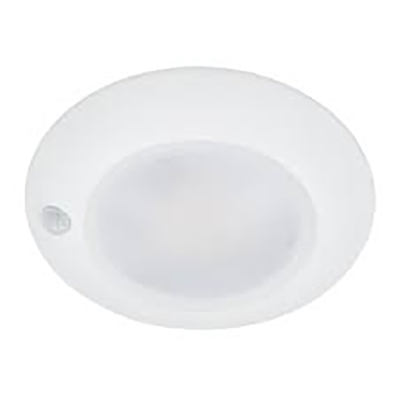 6" LED 15W Round Closet Disk Light with Motion Sensor - White