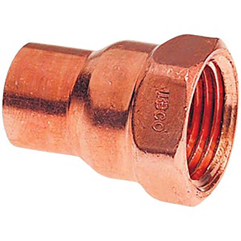 3/4" Sweat x 3/4" FIP Copper Female Adapter