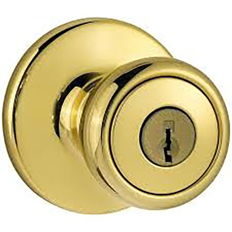 Kwikset Tylo 400T Entry Lock - Polished Brass
