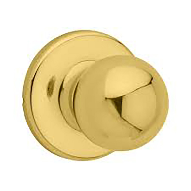 Kwikset Polo 200P Passage Knob  - Polished Brass