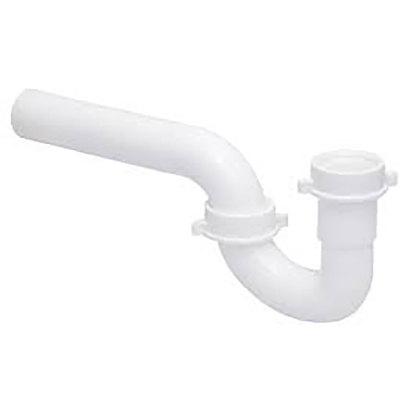 1-1/4" P-Trap without Adapter - White