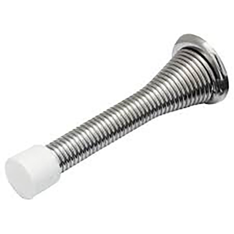 3" Heavy Duty Spring Door Stop - Chrome