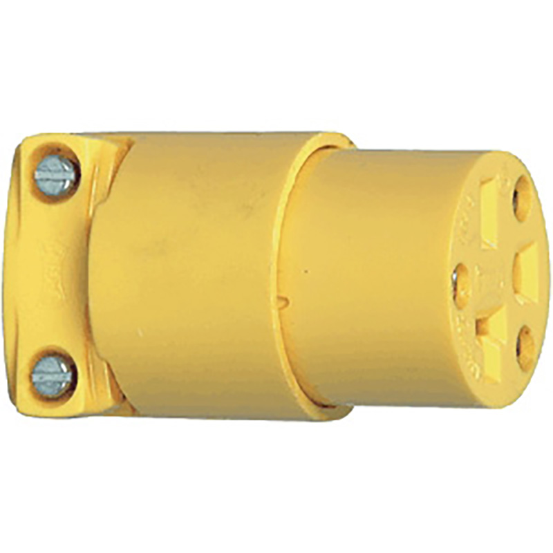 Plug 20A/250V Yellow